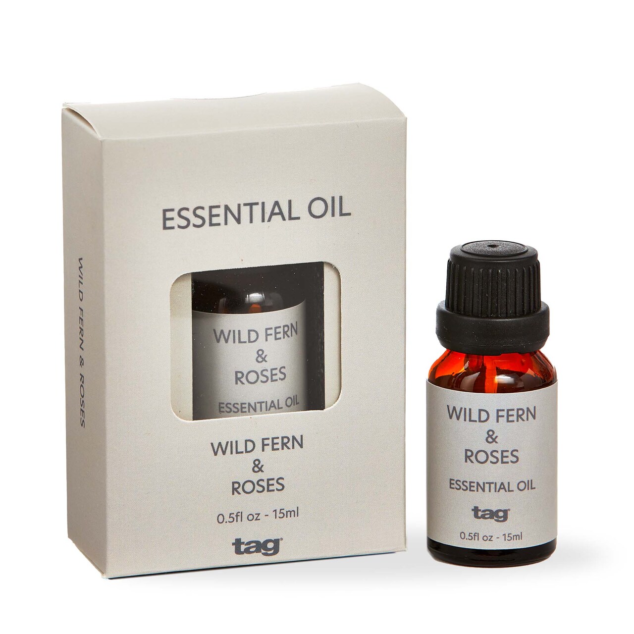 Wild Fern & Roses Essential Oil - 0.5oz Home Fragrance for Everyday Use - Multicolor Aromatherapy